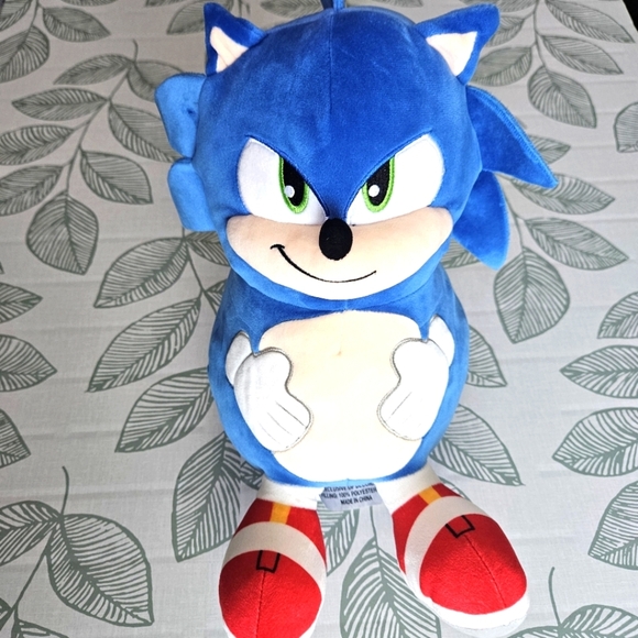 Sonic the Hedgehog 12" Blue Character Plush Toy - Picture 1 of 8